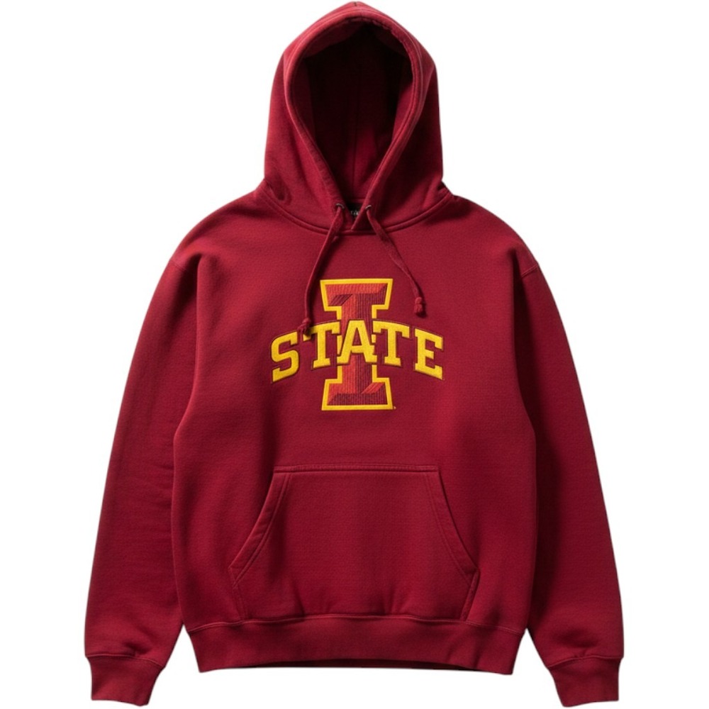 Gear For Sports Iowa State Cyclones Hoodie Mens Medium Red Big Cotton Sweatshirt